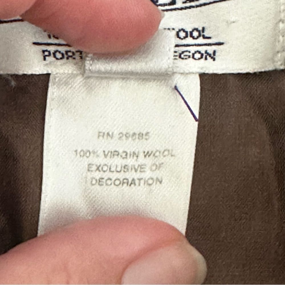 Vintage Pendleton Brown Wool Blazer Womens Sz 10 classic workwear EUC - Picture 3 of 6